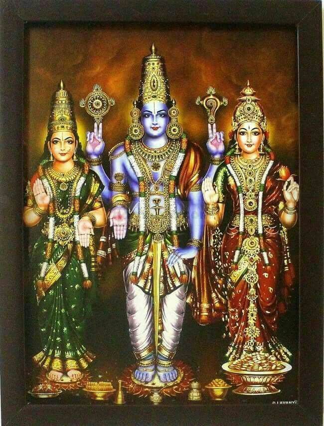 Lord Venkateswara Sridevi Bhudevi - HD Wallpaper 