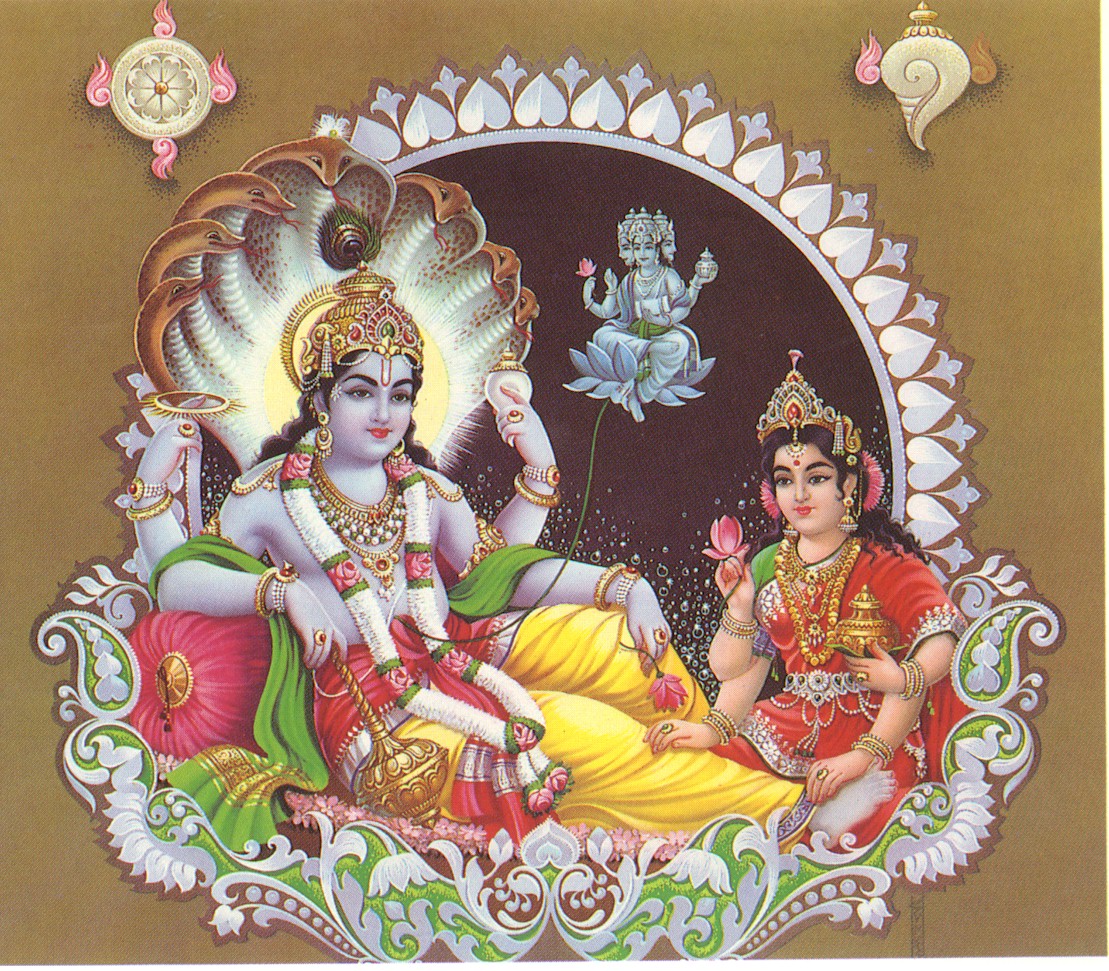 Vishnu5 - พระ พรหม เกิด จาก พระ วิษณุ - HD Wallpaper 