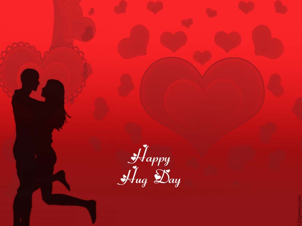 Valentine Week Hug Day - HD Wallpaper 