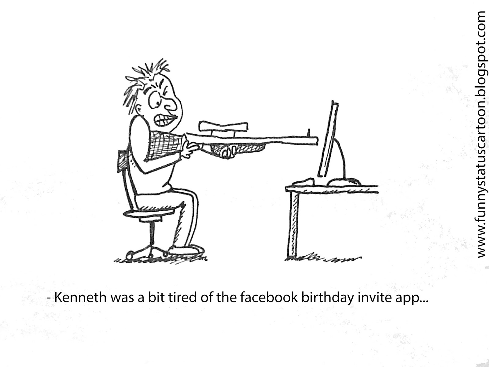Funny Cartoons Birthday 10 Desktop Wallpaper - Line Art - HD Wallpaper 