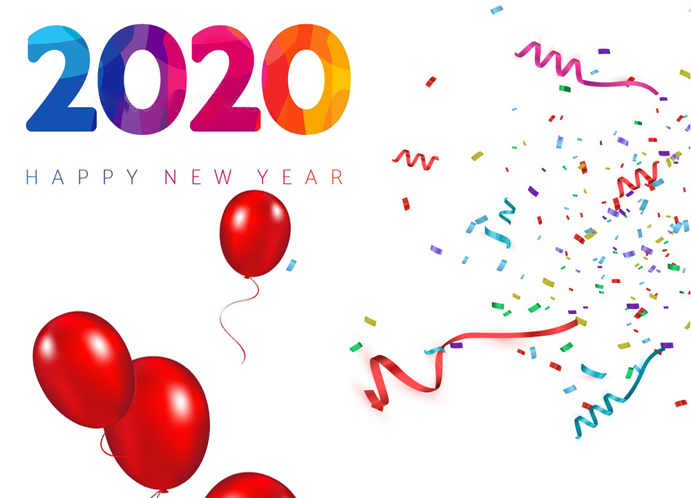 Happy New Year 2020 Images, Wallpaper, Wishes, Greeting - Happy New Year 2020 - HD Wallpaper 
