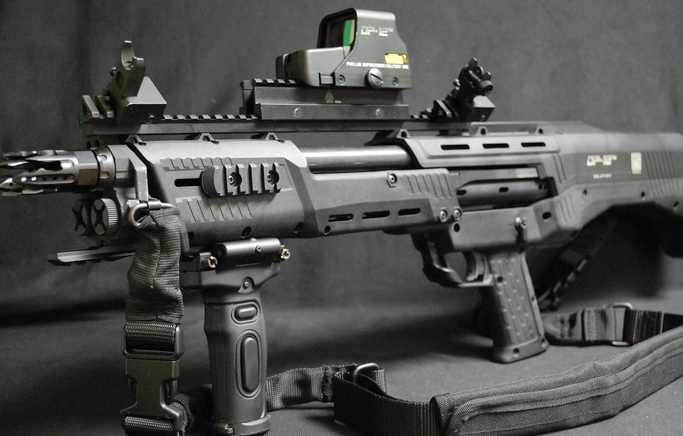 Photo Wallpaper Shotgun, Wepon, Dp 12, Dp 12 Shotgun, - Dp 12 Double Barrel Shotgun - HD Wallpaper 