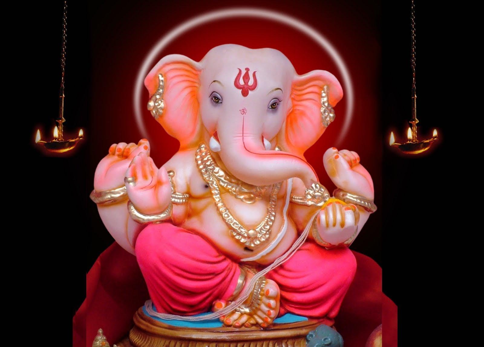 Marathi Ganpati Aarti Sangraha Songs From Computech - High Resolution Lord Ganesha Hd - HD Wallpaper 