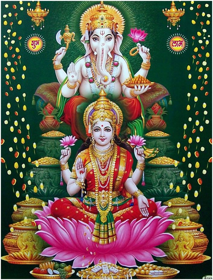 Ganesh Lakshmi - 706x929 Wallpaper 