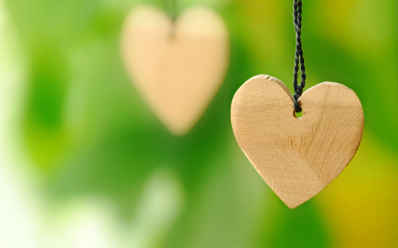 Heart Images In Wood - HD Wallpaper 