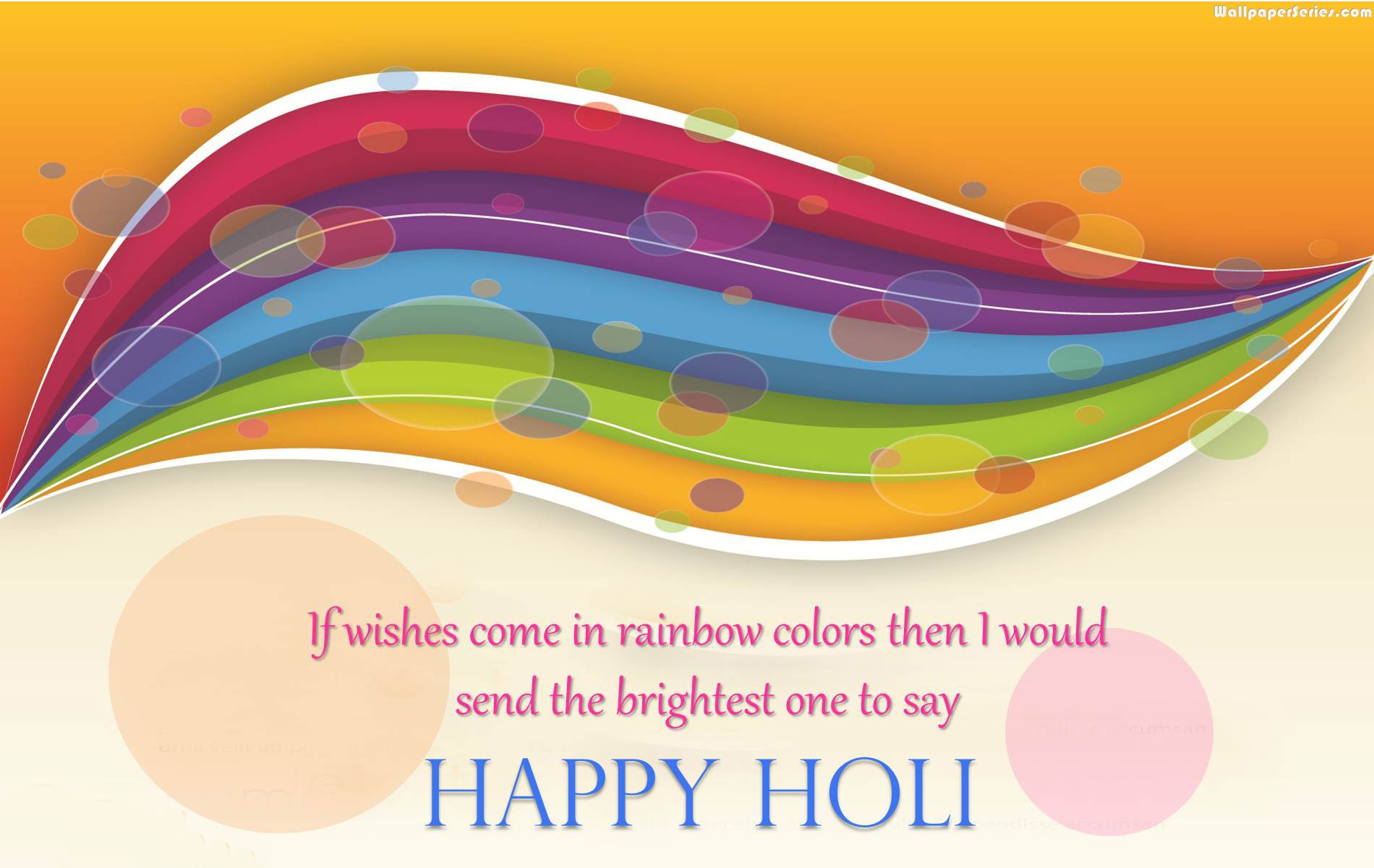 Happy Holi Quotes For Whatsapp Wallpaper - Holi Wishes To All Family  Members - 1900x1200 Wallpaper 