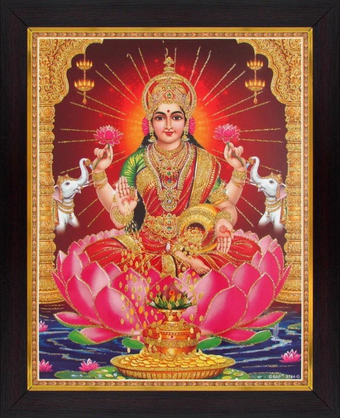 1080p Goddess Lakshmi Hd - 677x832 Wallpaper 