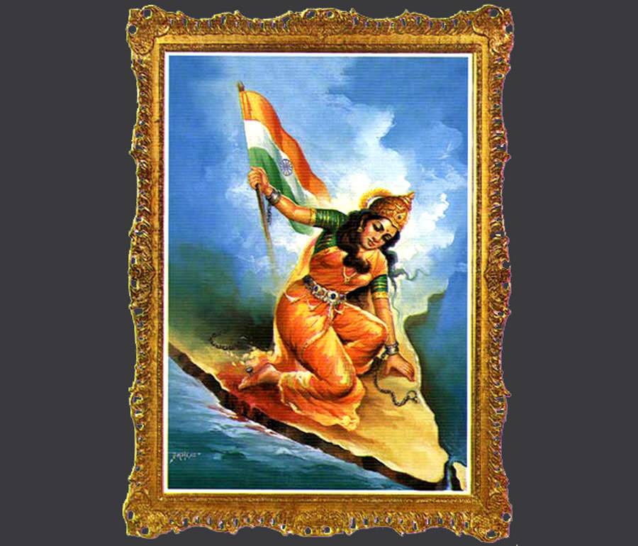 Bharat Mata Ki Murti - HD Wallpaper 