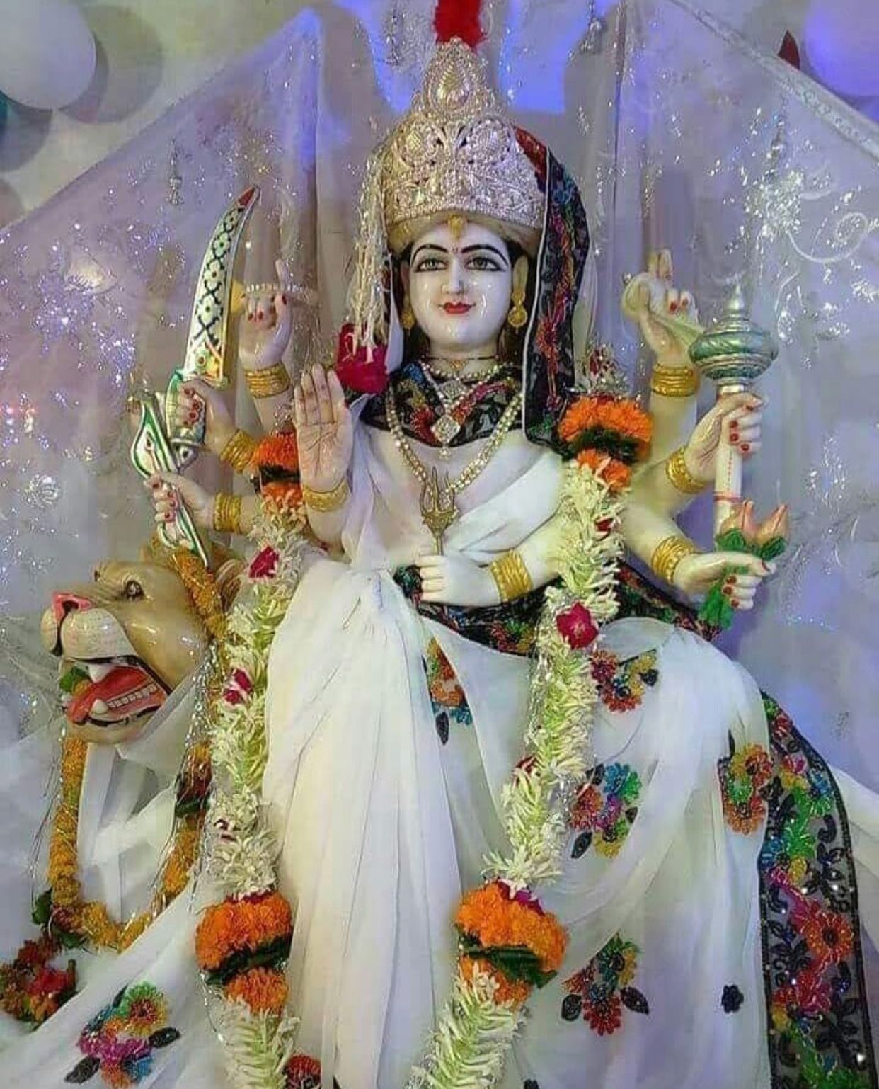 कृष्णा और दुर्गा के फोटो - HD Wallpaper 