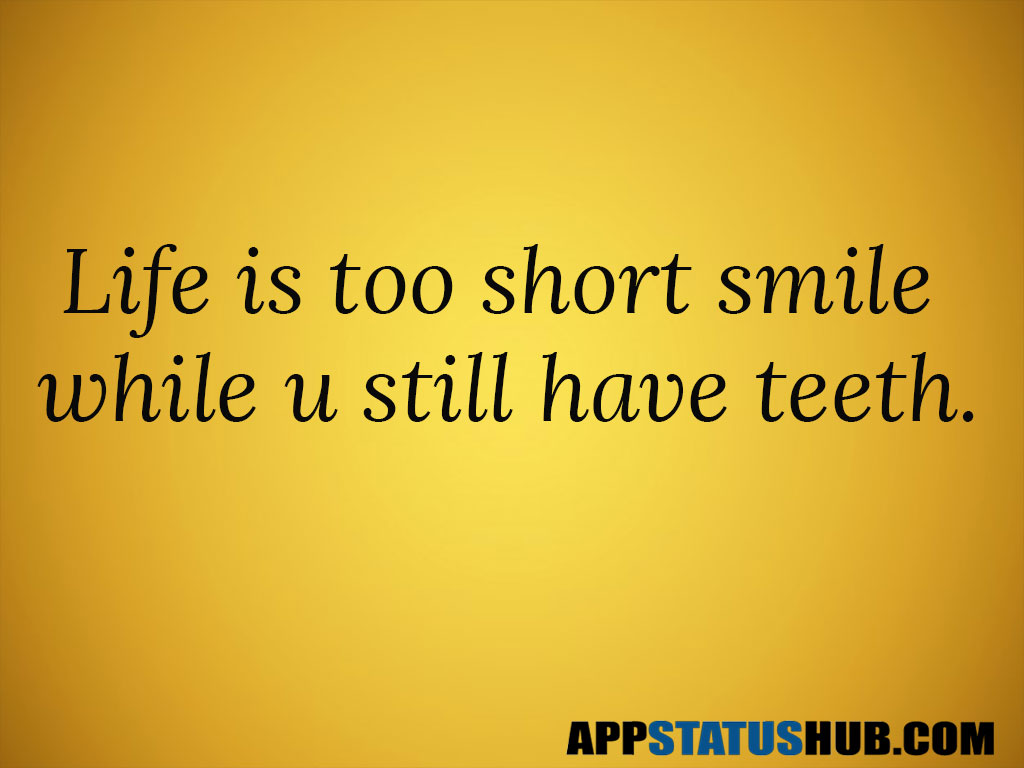 Funny Status - Life Smile Status In English - 1024x768 Wallpaper 