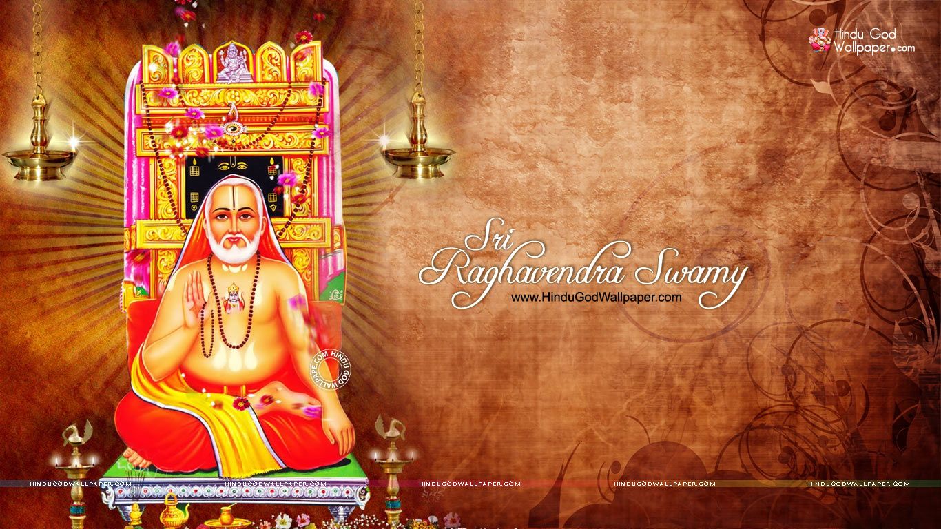 Lord Raghavendra Swamy Hd - HD Wallpaper 