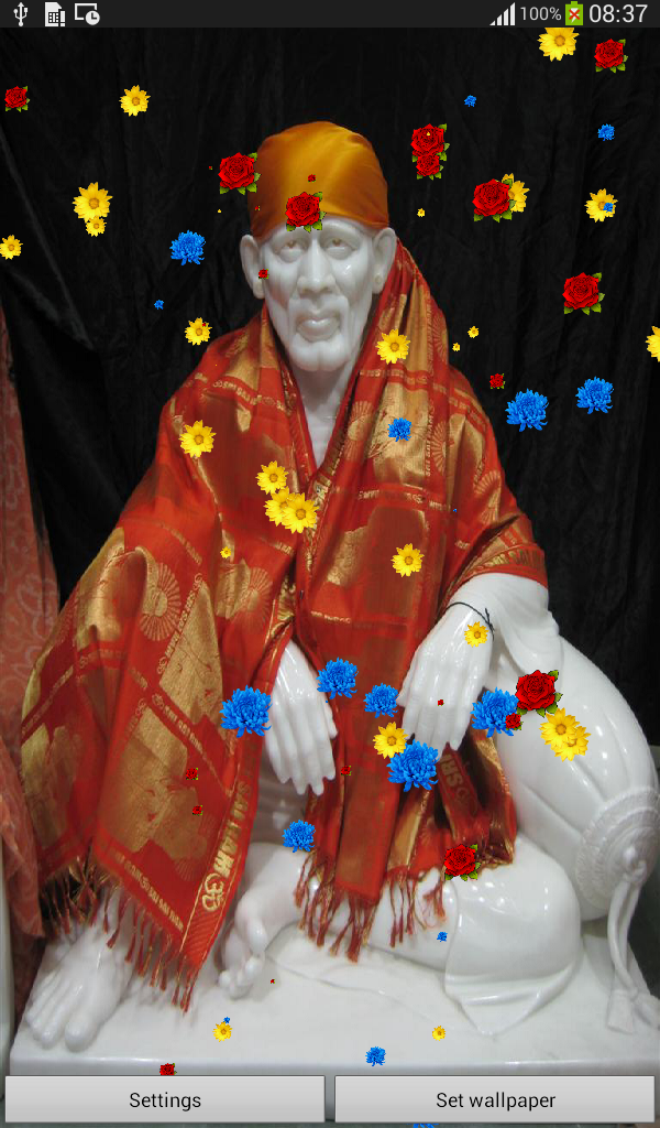 Sai Baba Live Wallpaper Hd - HD Wallpaper 