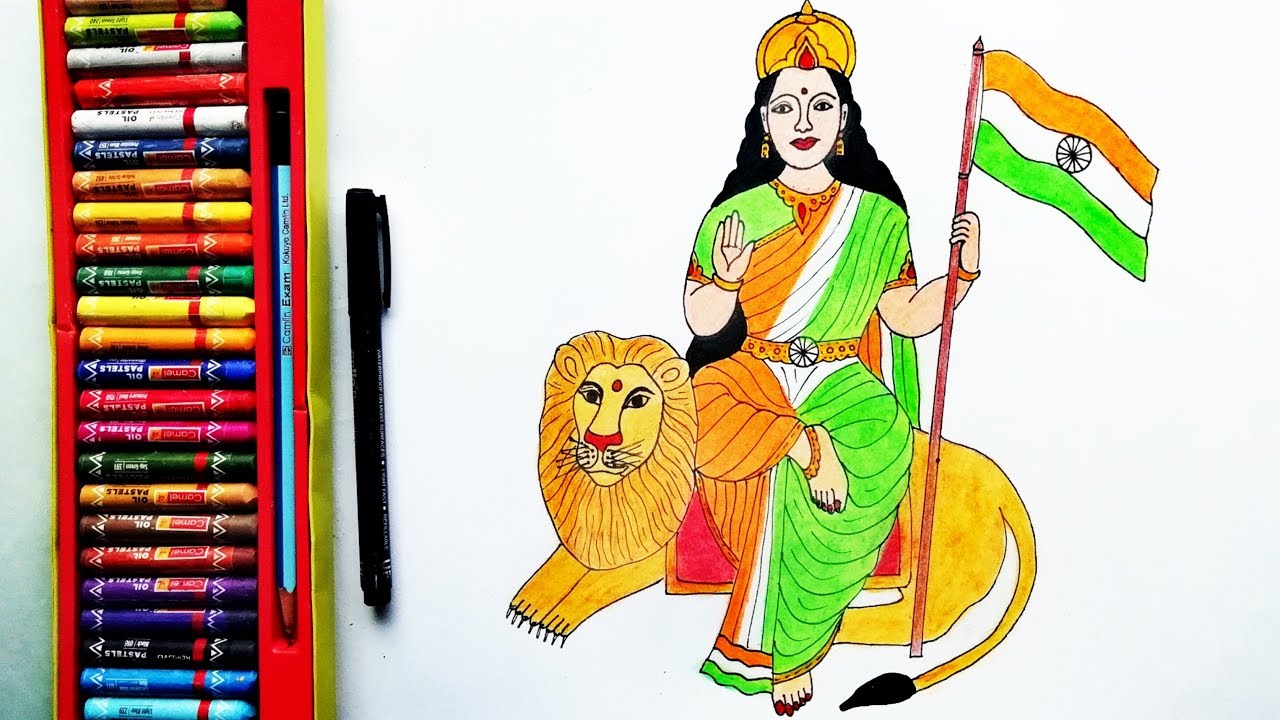 Drawing Of Kali Mata - HD Wallpaper 