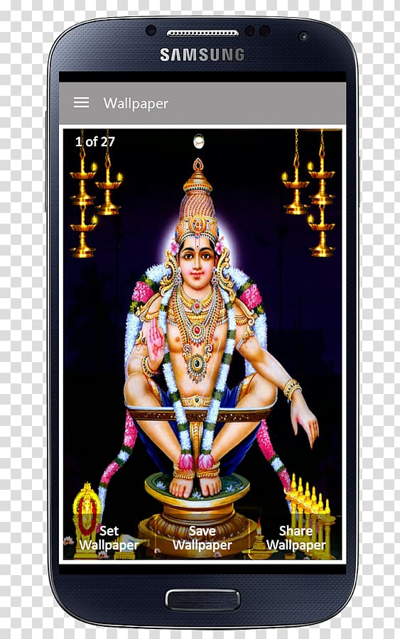 Ayyappan Mobile Phones Ganesha Desktop , Ganesha Transparent - Hd Ayyappan Mobile Wallpaper Download - HD Wallpaper 