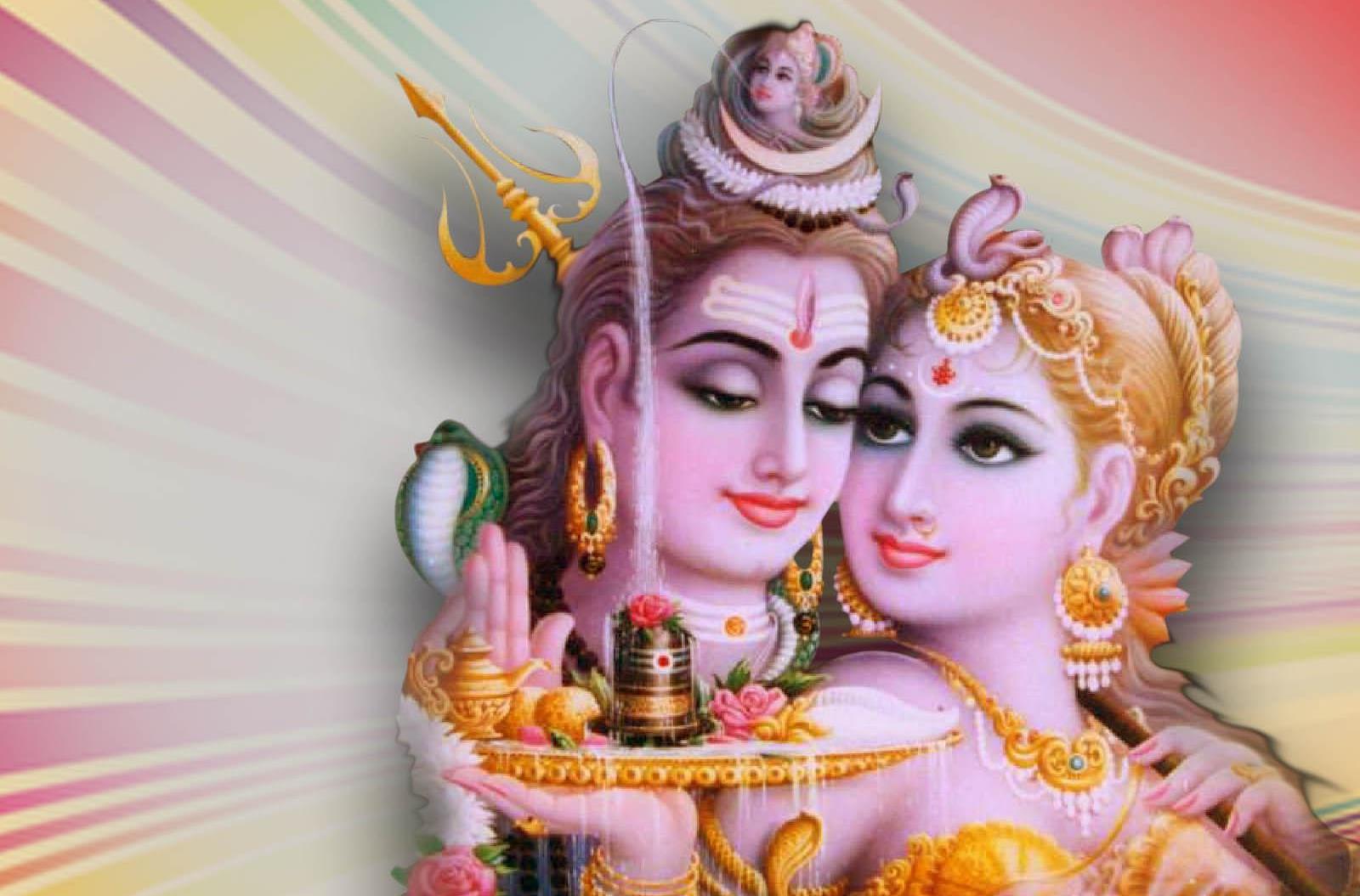 Good Morning Shiv Parvati - HD Wallpaper 