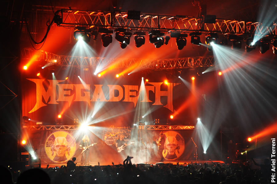 Dave Mustaine, Live, And Megadeth Image - Live Wallpaper Megadeth Concert - HD Wallpaper 