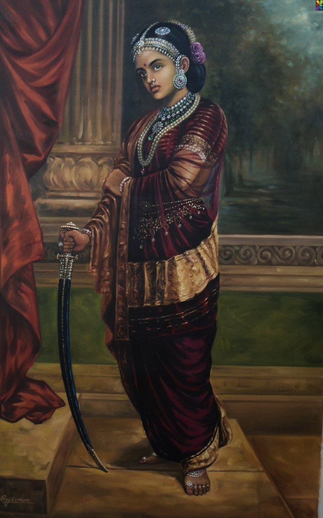 Rani Lakshmi Bai Painting - HD Wallpaper 