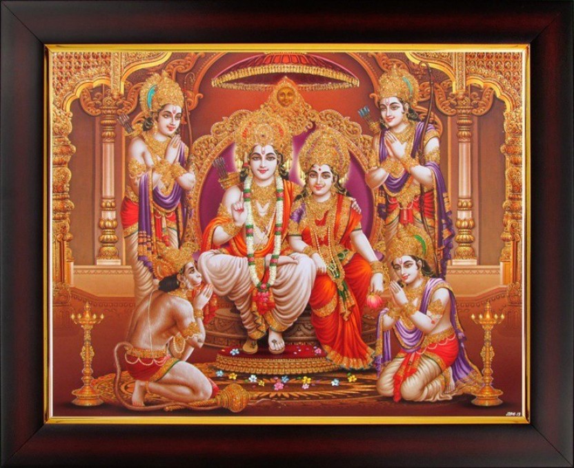 Ram Darbar 3d Wallpaper - Shree Ram Ram Darbar - 832x678 Wallpaper -  