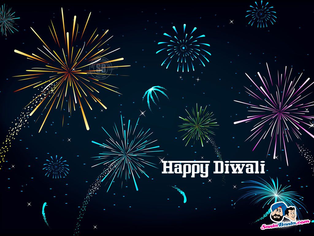 Happy Diwali With Pataka - HD Wallpaper 