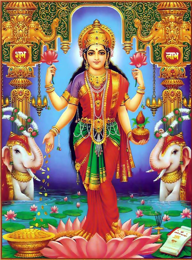 Goddess Lakshmi - HD Wallpaper 