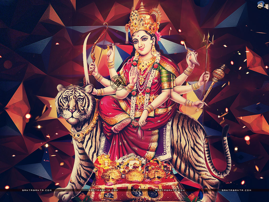 9 Blessings Of Navratri - HD Wallpaper 