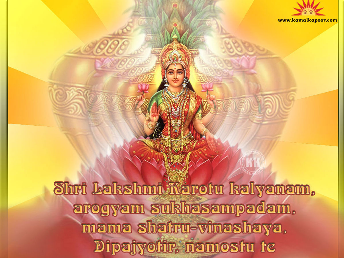 Goddess Lakshmi - HD Wallpaper 