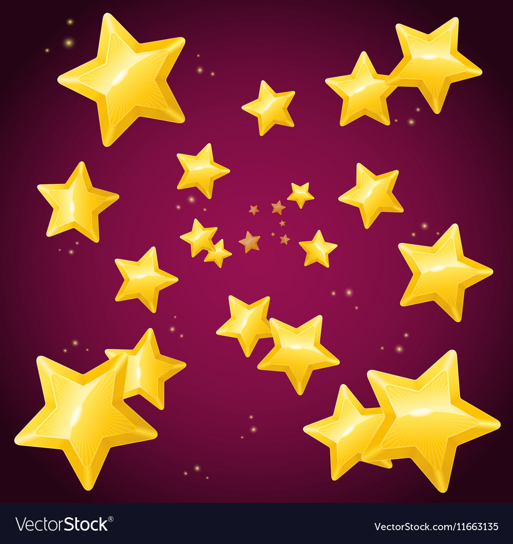 Golden Star Background - HD Wallpaper 