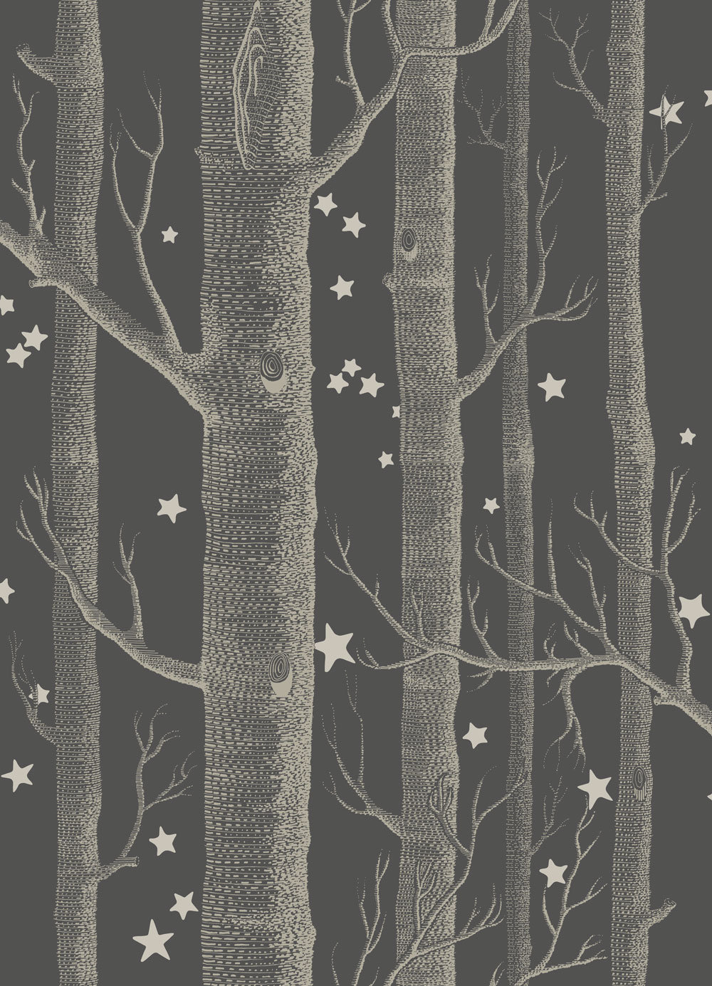 Cole And Son Wood And Stars - HD Wallpaper 