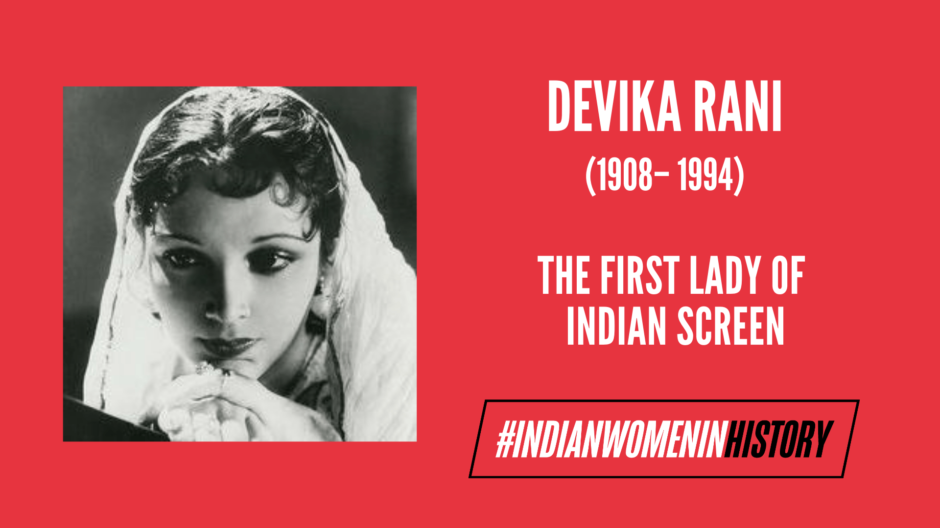 The First Lady Of Indian Screen - Dada Saheb Phalke Award First Winner - HD Wallpaper 