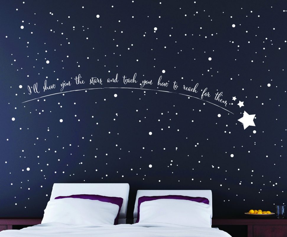 Nursery Wallpaper Night Sky - HD Wallpaper 