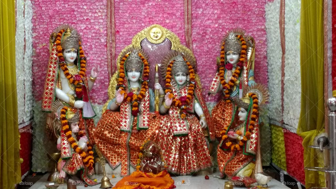 Shri Ram Darbar Temple - HD Wallpaper 