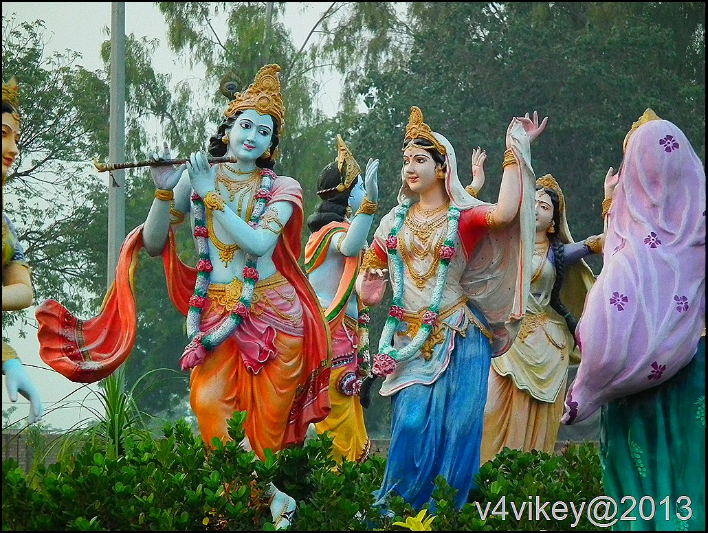 Radha Krishna Statues - Prem Mandir Vrindavan Radha Krishna - HD Wallpaper 