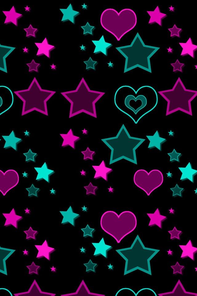 Pink And White Star Pattern - HD Wallpaper 