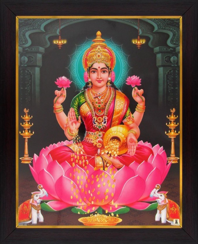 Goddess Lakshmi - HD Wallpaper 