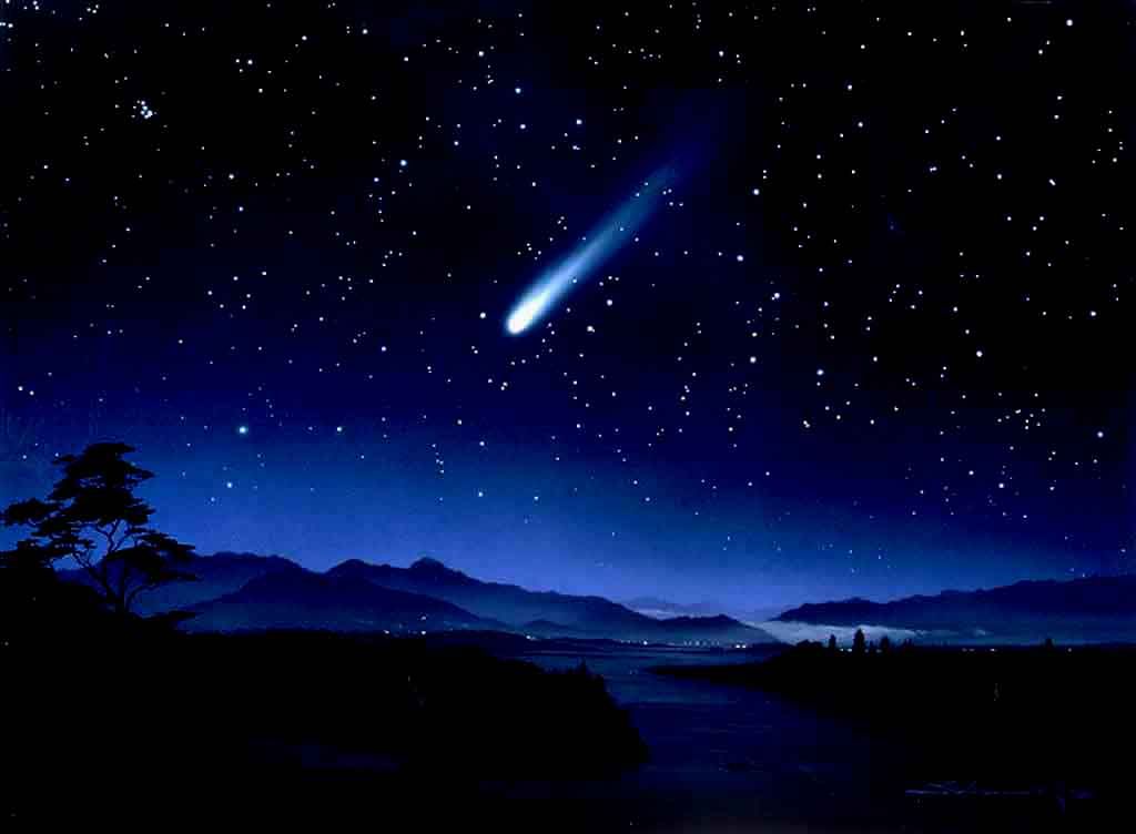 Shooting Star Background - HD Wallpaper 