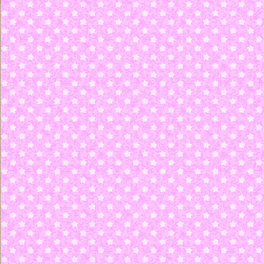 White And Pink Star-print Wallpaper, Pattern, Background, - Vector Graphics - HD Wallpaper 