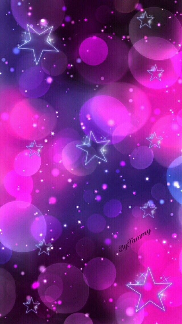 Pink And Purple Star - HD Wallpaper 