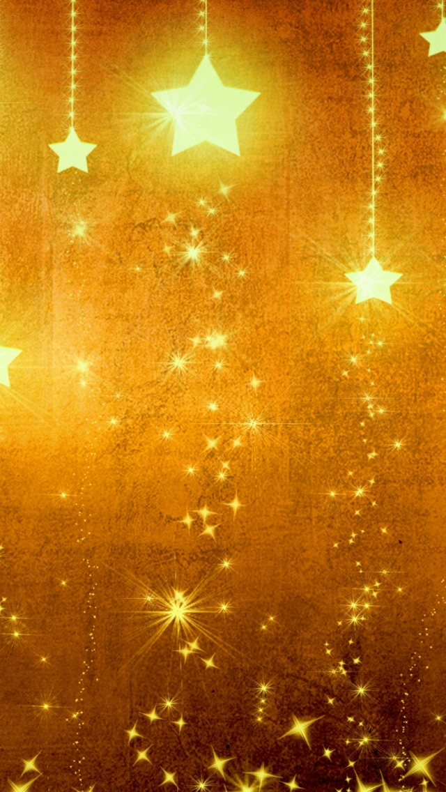 Star Gold Holiday Background Brown Yellow Light Texture - Golden Yellow Galaxy Background - HD Wallpaper 