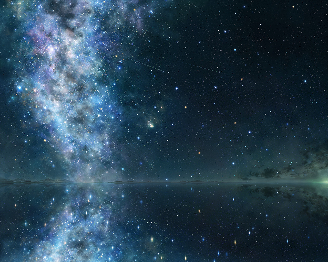 Salar De Uyuni Night Sky - HD Wallpaper 