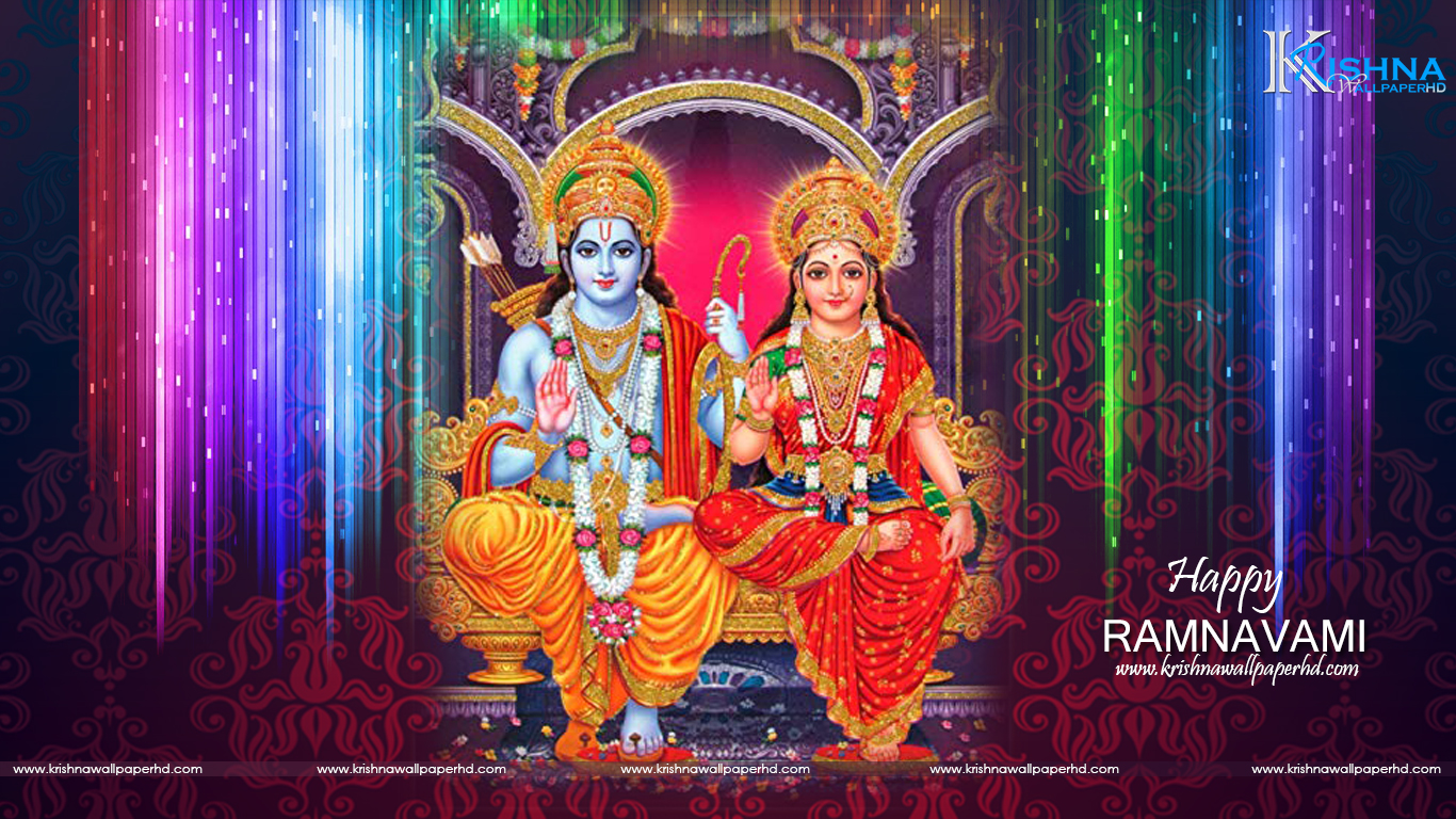 Happy Ramnavami Hd Wallpaper - Lakshmi Narayana Images Hd - 1366x768  Wallpaper 