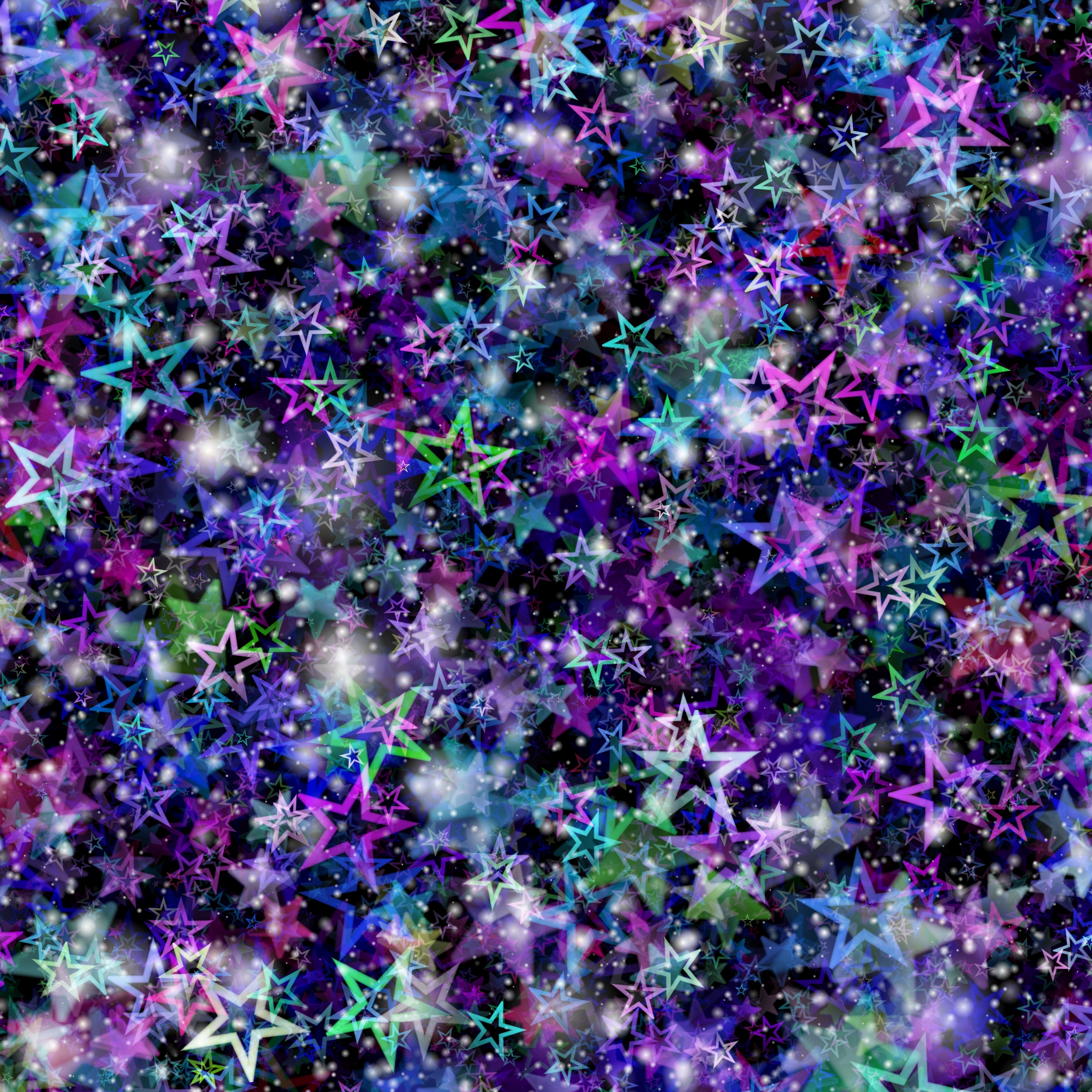 Wallpaper Stars, Colorful, Glare, Glitter, Art - Glitter Colorful Wallpaper Iphone - HD Wallpaper 