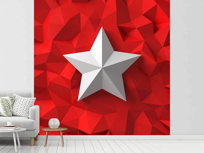 Photo Wallpaper 3d Star - 3d Star - HD Wallpaper 