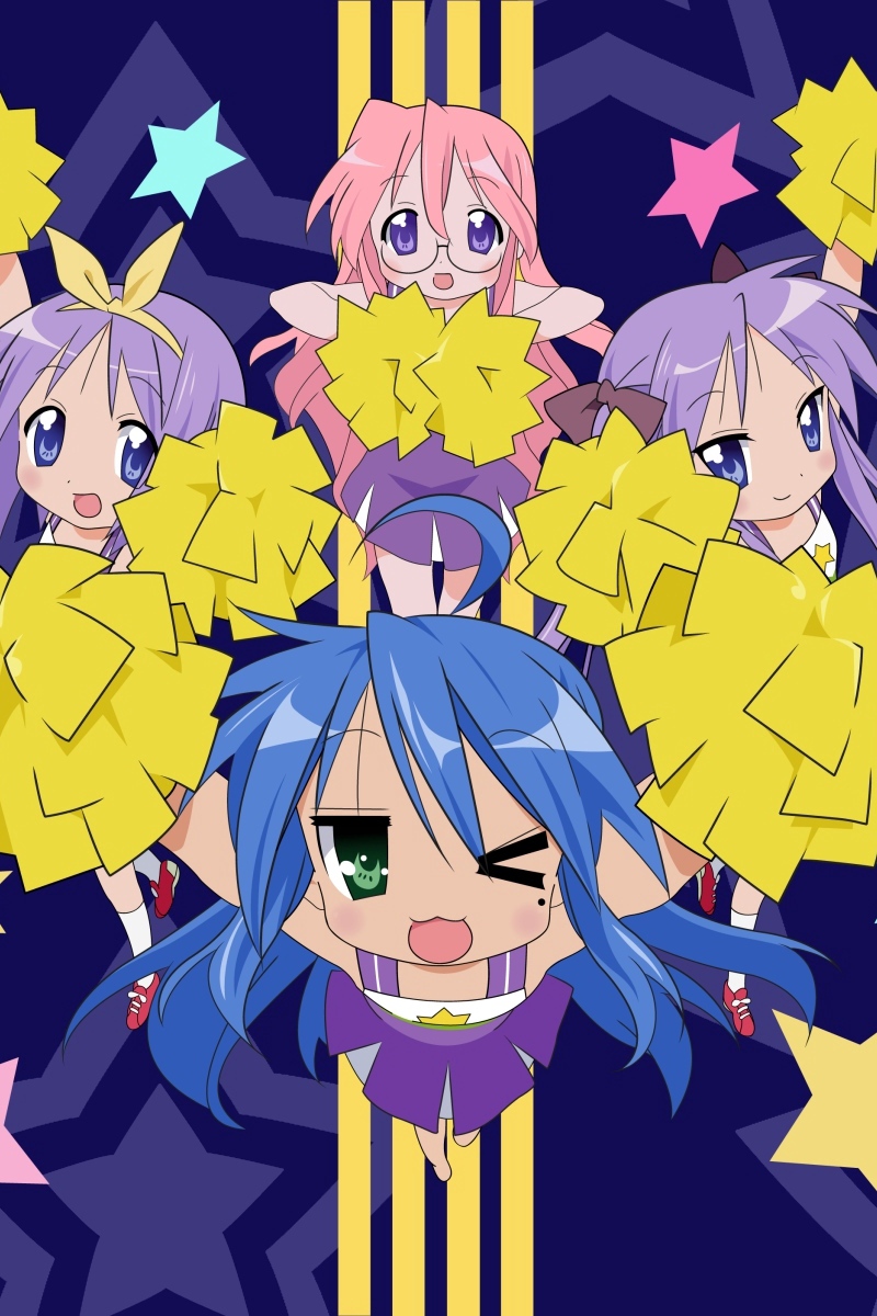 Wallpaper Cheerleader Hiiragi Kagami Hiiragi, Tsukasa - Motteke Sailor Fuku - HD Wallpaper 