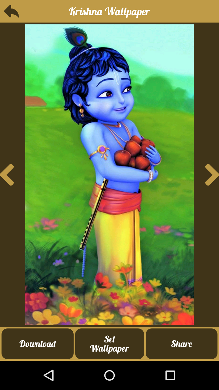 Little Krishna With Radha - 720x1280 Wallpaper 