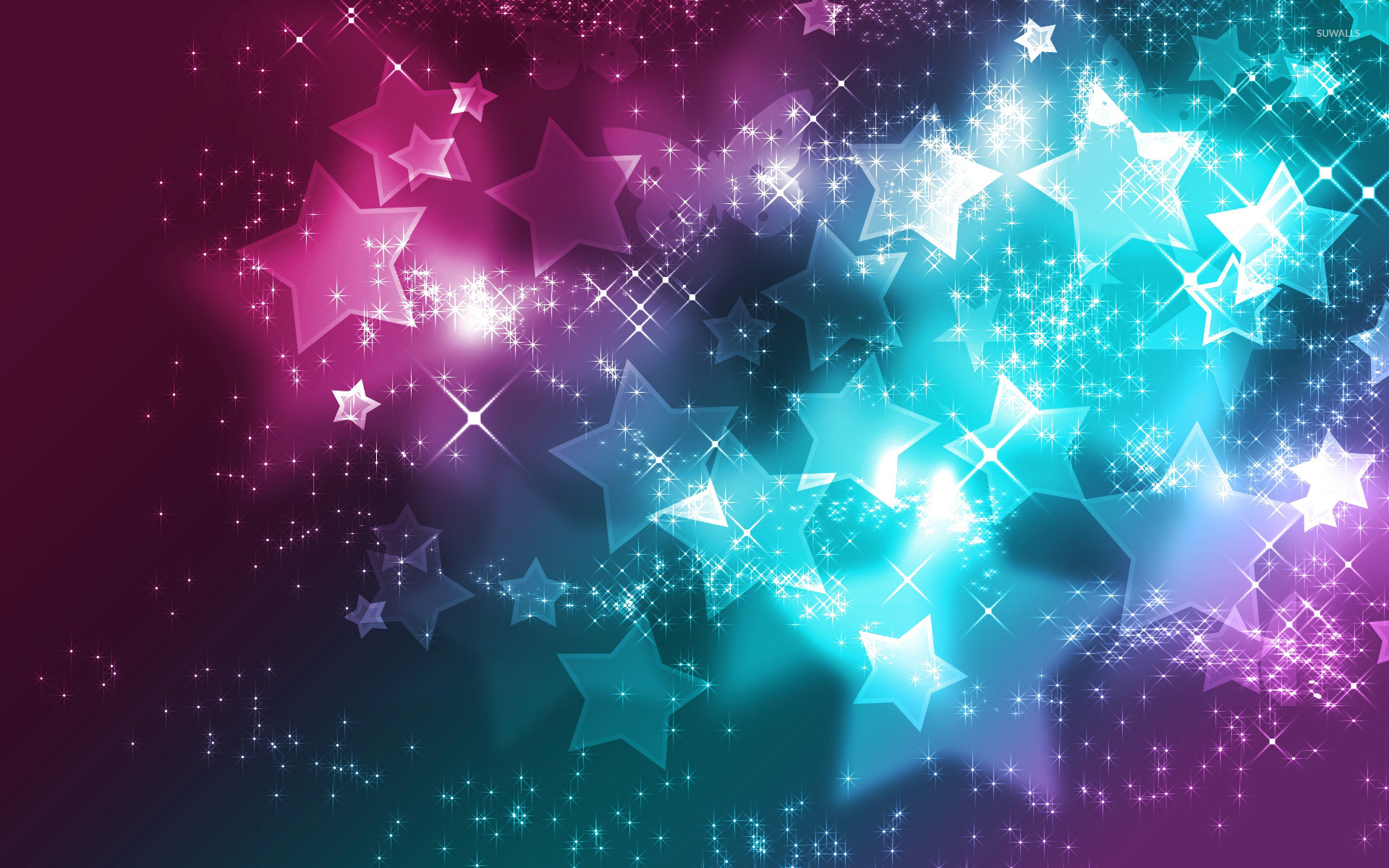 Colorful Stars - HD Wallpaper 