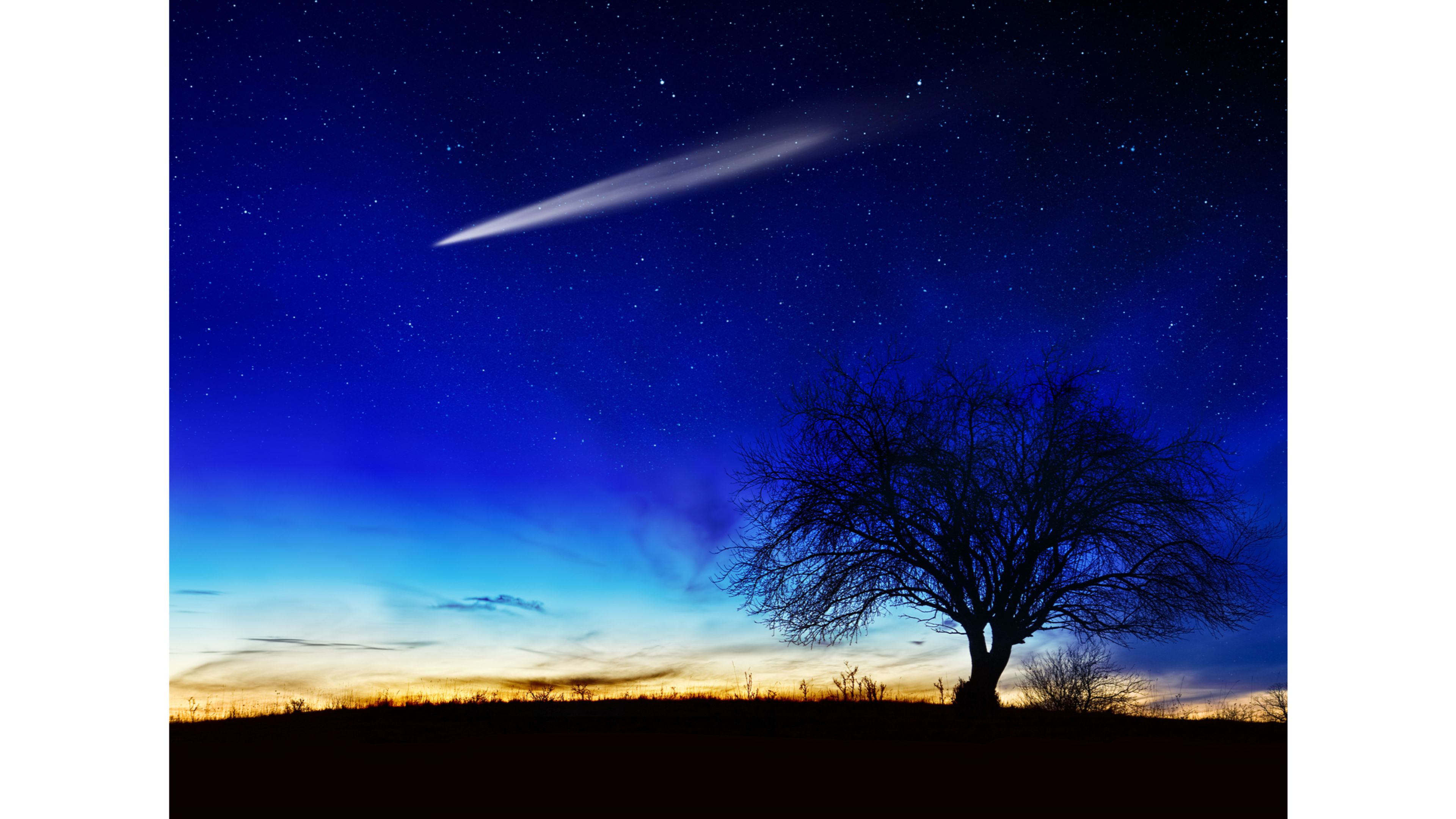 Sunrise Shooting Star Wallpaper - Free Pictures Of Shooting Stars - HD Wallpaper 
