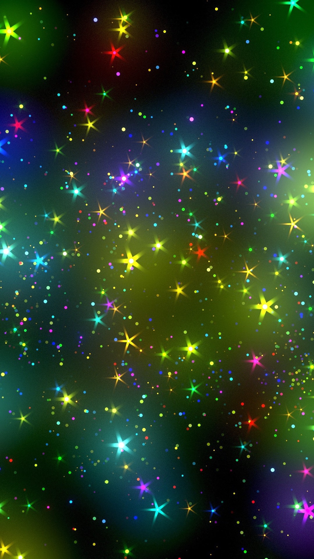 Iphone Wallpaper Colorful Stars, Sky, Abstract Design - Phone Background Colorful Star Sky - HD Wallpaper 