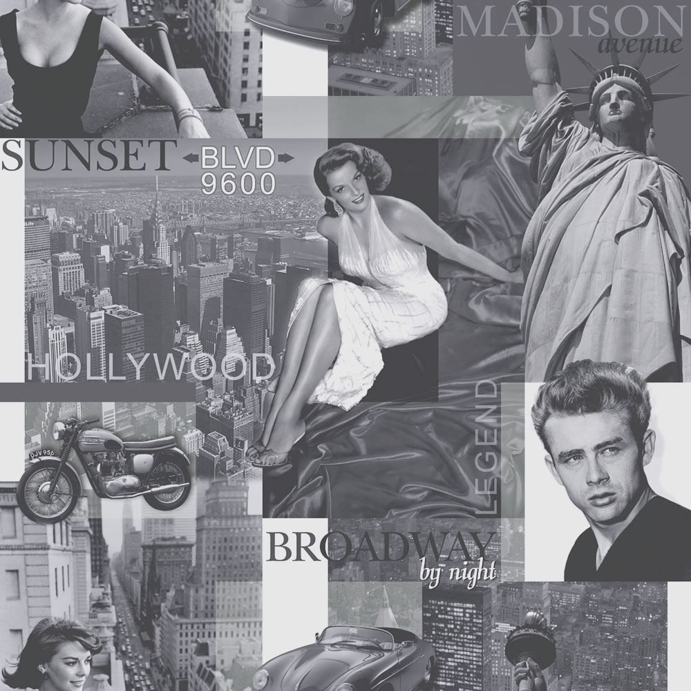 1950s Wallpaper Black And White - HD Wallpaper 