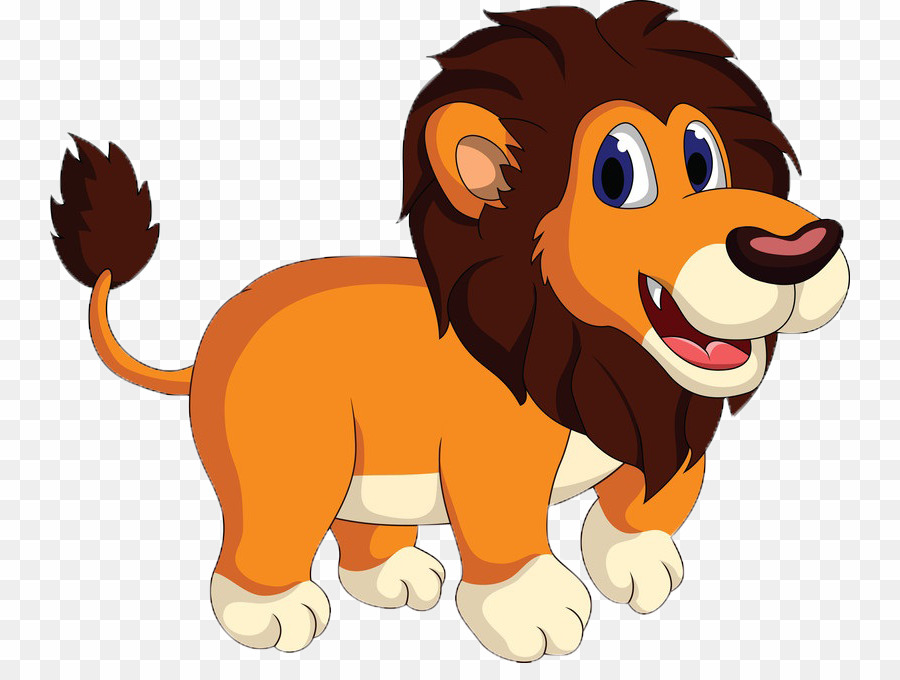 Singa Cartoon Png Lion Desktop Wallpaper Clipart - Singa Png - HD Wallpaper 