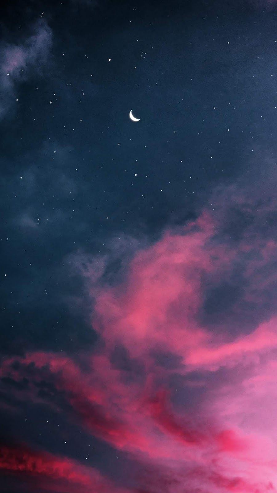 Clouds In Night Sky Lockscreen - HD Wallpaper 